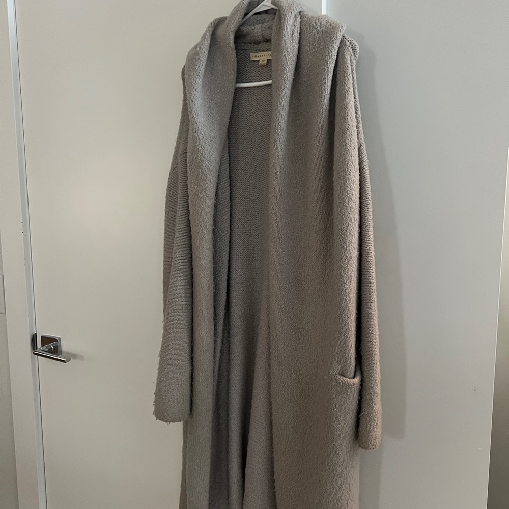 Long blanket coat